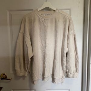 Apiece Apart Delle Sweatshirt Cream